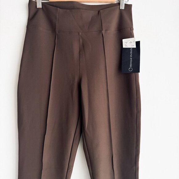 Epoque Evolution Jet Set flare Side Slit Pants Brown 10 - Picture 6 of 13